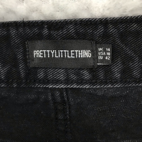 Washed Black PrettyLittleThing Jeans with three rips ! - Picture 4 of 5